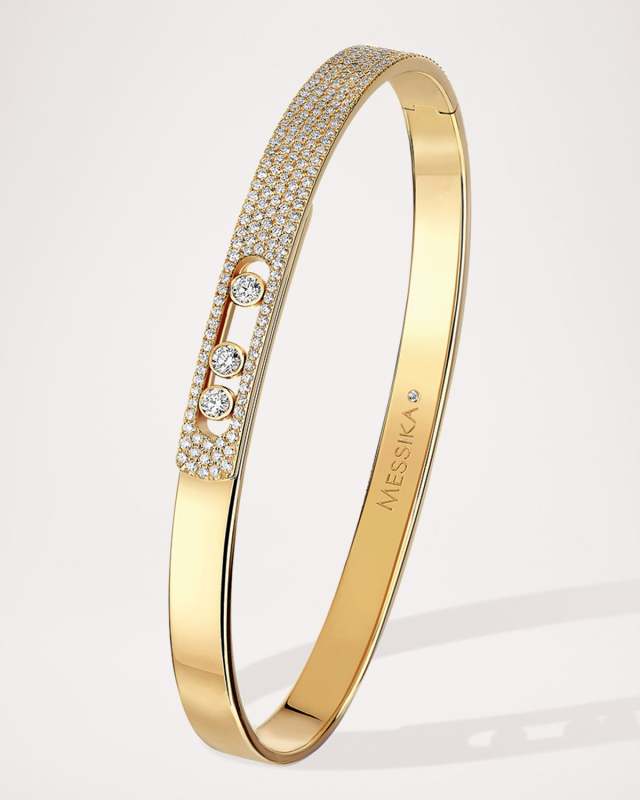 MOVE NOA 18K YELLOW GOLD DIAMOND BANGLE
